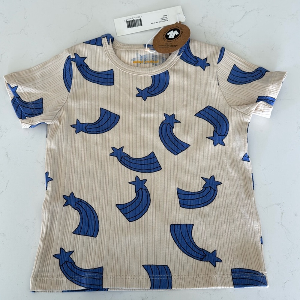 🆕🏷️ MINI RODINI STAR ⭐️ RIBBED TEE